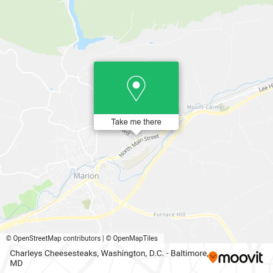Charleys Cheesesteaks map