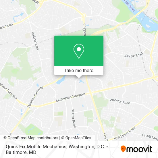 Quick Fix Mobile Mechanics map