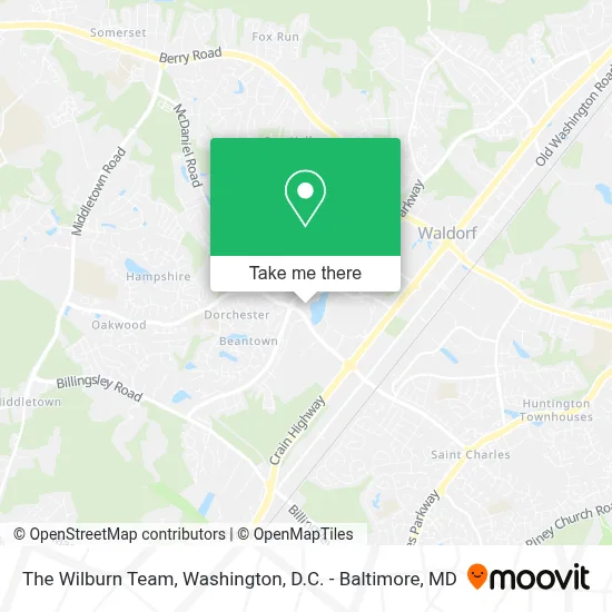 The Wilburn Team map