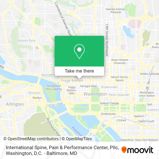 International Spine, Pain & Performance Center, Pllc map