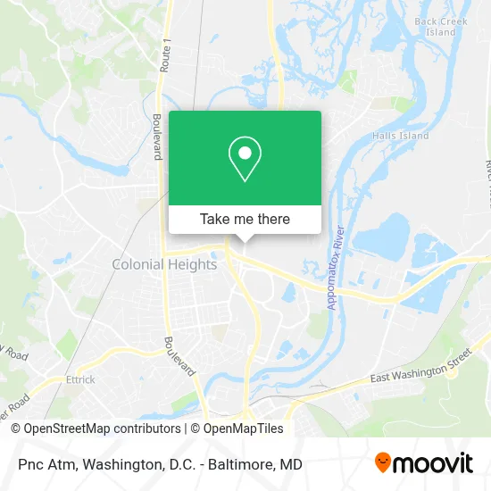 Pnc Atm map