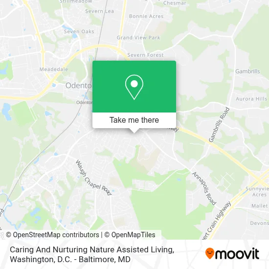 Caring And Nurturing Nature Assisted Living map