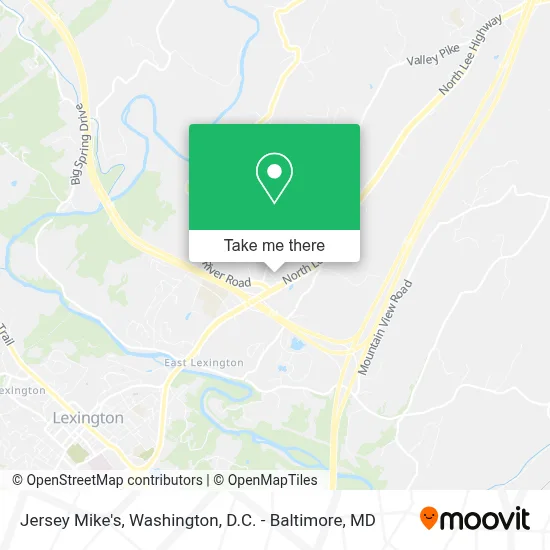 Jersey Mike's map