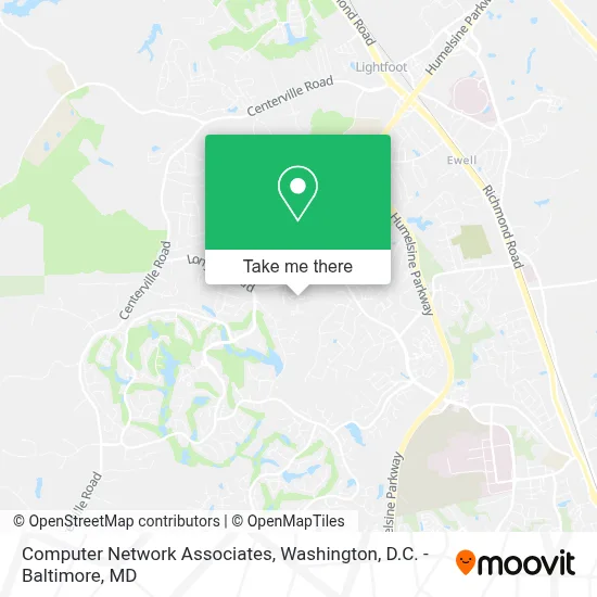 Computer Network Associates map