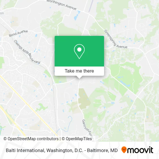 Balti International map