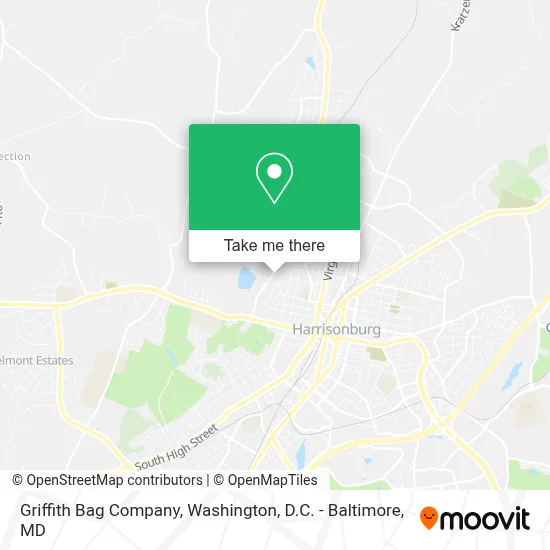 Griffith Bag Company map
