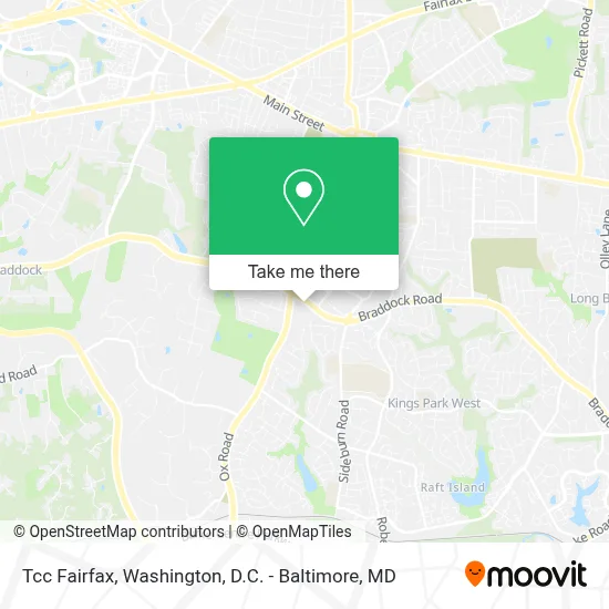 Tcc Fairfax map