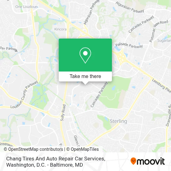 Chang Tires And Auto Repair Car Services map