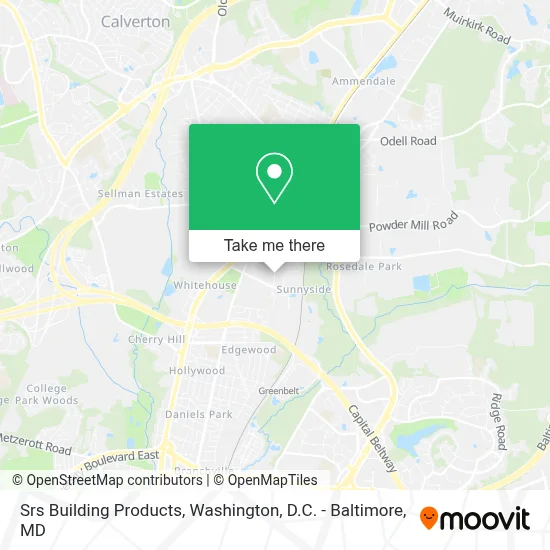 Srs Building Products map