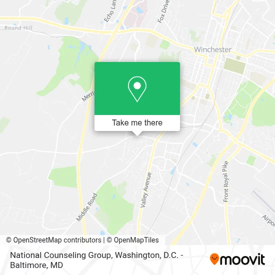 National Counseling Group map
