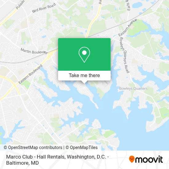Marco Club - Hall Rentals map