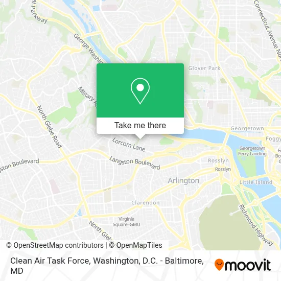Clean Air Task Force map