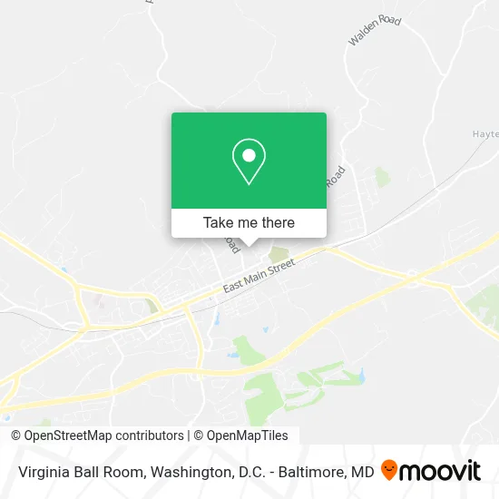 Virginia Ball Room map