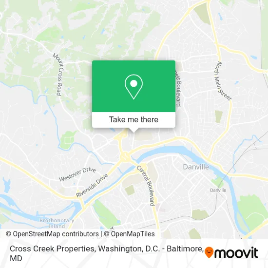 Cross Creek Properties map