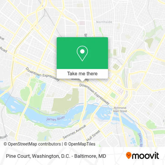Pine Court map