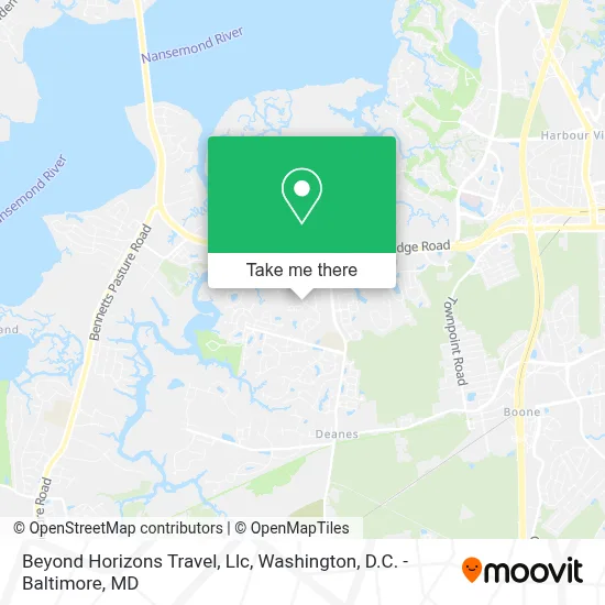 Beyond Horizons Travel, Llc map