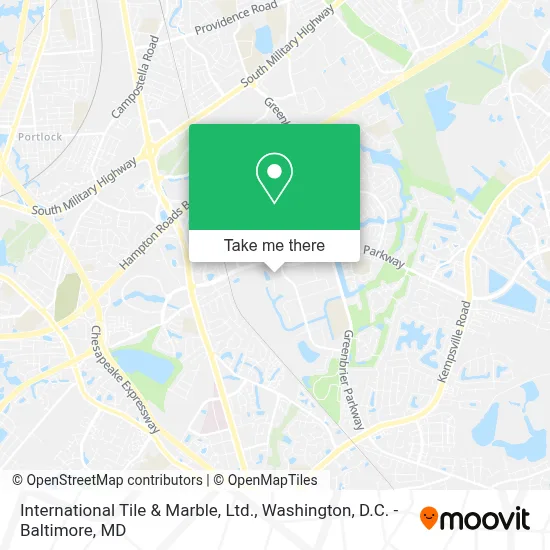 International Tile & Marble, Ltd. map
