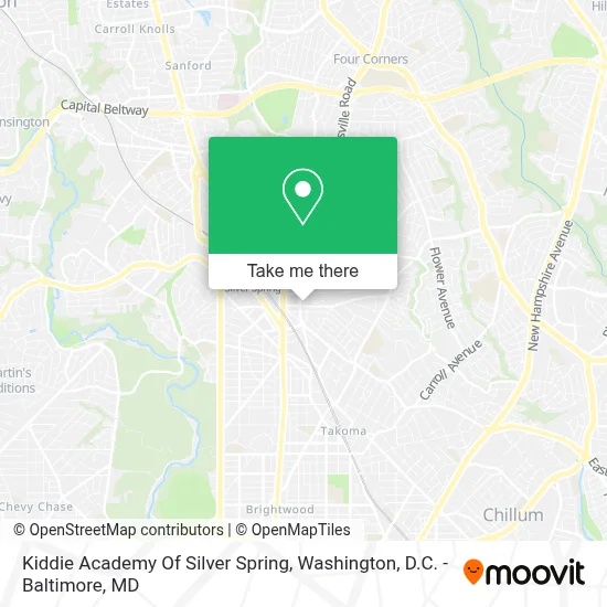 Kiddie Academy Of Silver Spring map