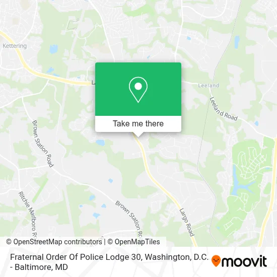 Fraternal Order Of Police Lodge 30 map