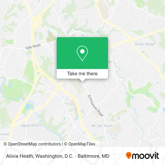 Alivia Heath map