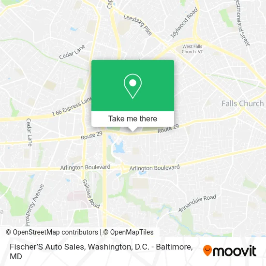 Fischer’S Auto Sales map
