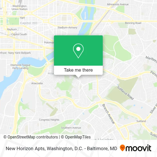 New Horizon Apts map