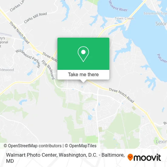 Walmart Photo Center map