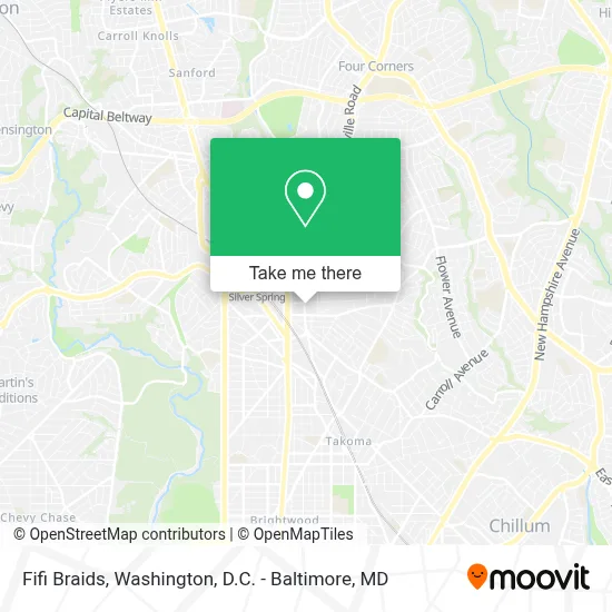 Fifi Braids map