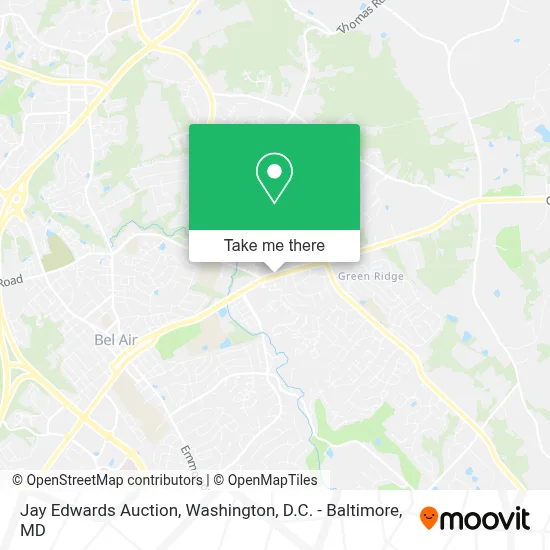 Jay Edwards Auction map