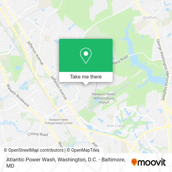 Atlantic Power Wash map