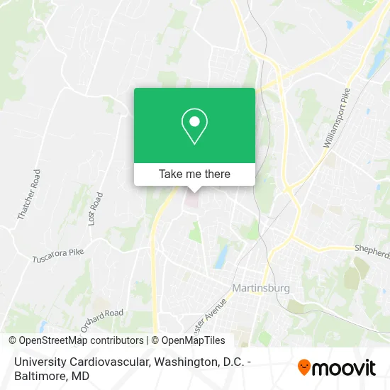 University Cardiovascular map