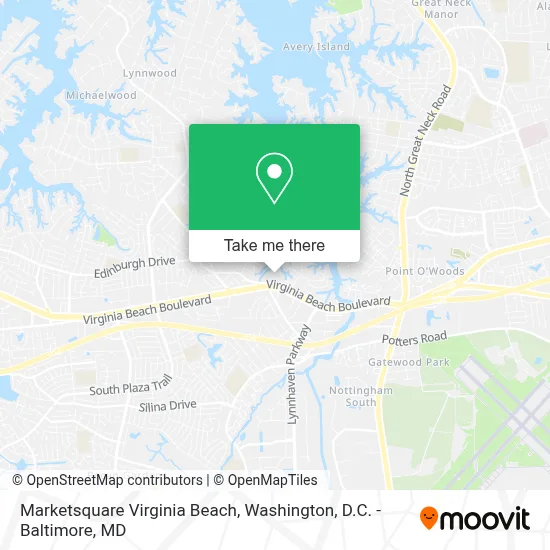 Marketsquare Virginia Beach map