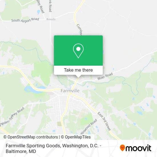 Farmville Sporting Goods map