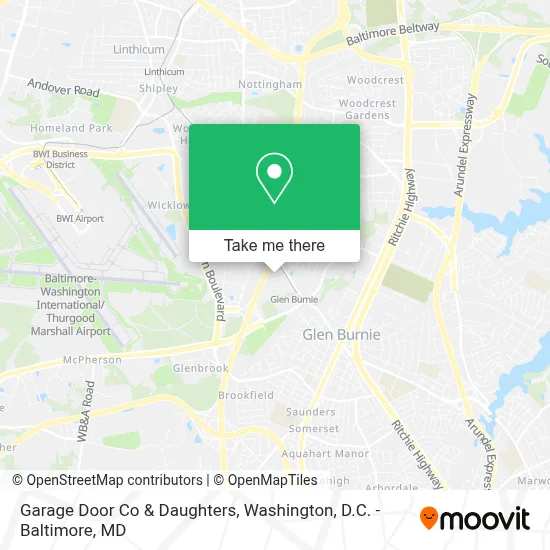 Garage Door Co & Daughters map