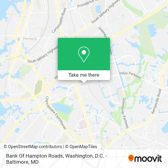 Bank Of Hampton Roads map