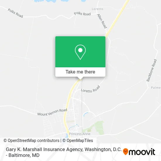 Gary K. Marshall Insurance Agency map