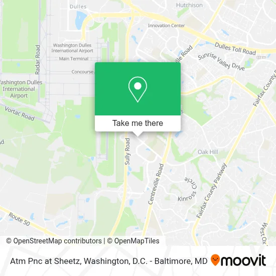 Atm Pnc at Sheetz map