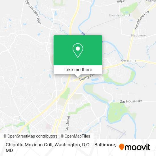 Chipotle Mexican Grill map