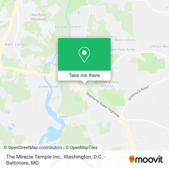 The Miracle Temple Inc. map