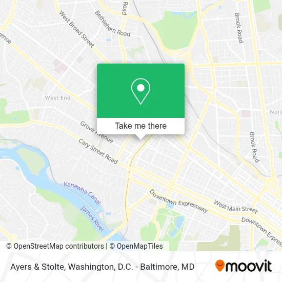 Ayers & Stolte map