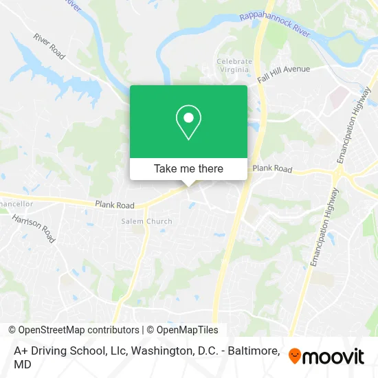 A+ Driving School, Llc map