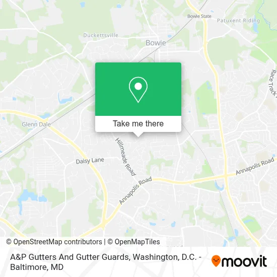 A&P Gutters And Gutter Guards map
