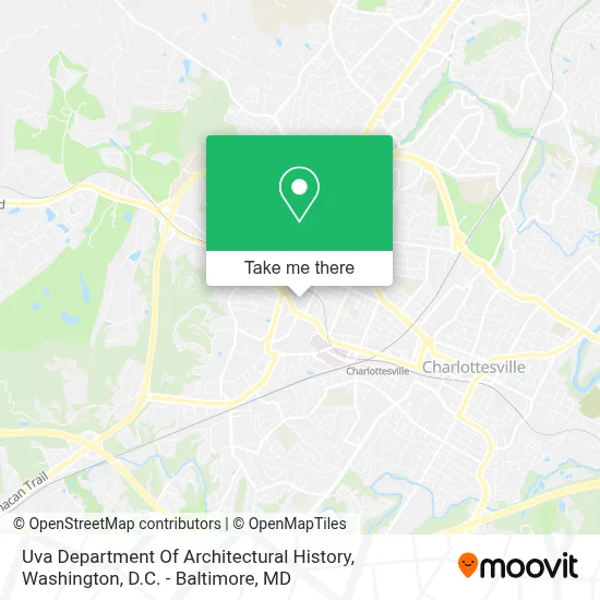 Uva Department Of Architectural History map