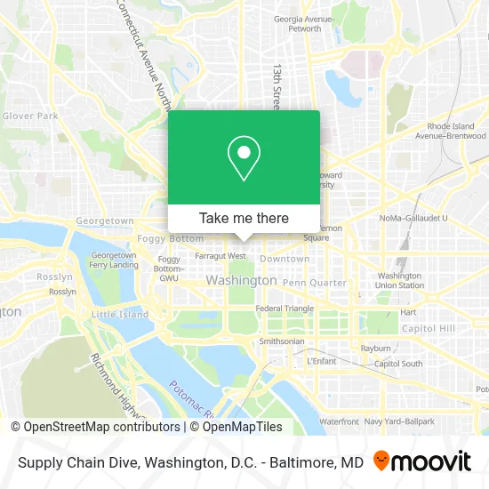 Supply Chain Dive map