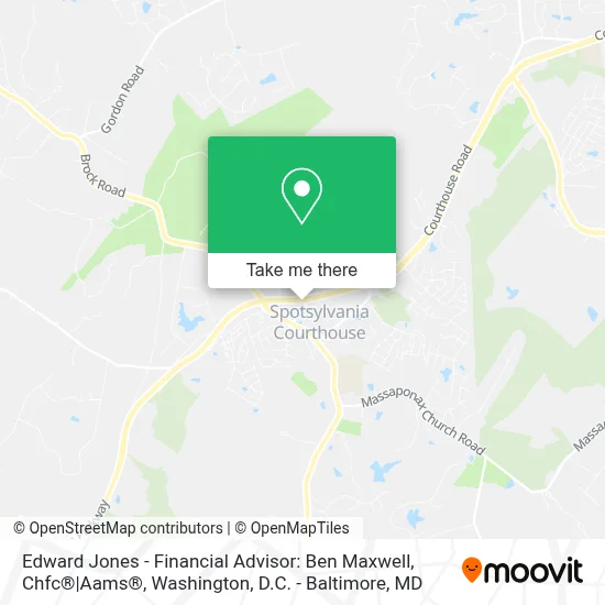 Edward Jones - Financial Advisor: Ben Maxwell, Chfc®|Aams® map