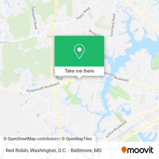Red Robin map