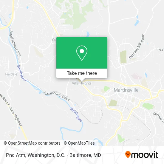 Pnc Atm map