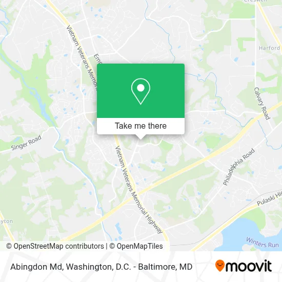 Abingdon Md map