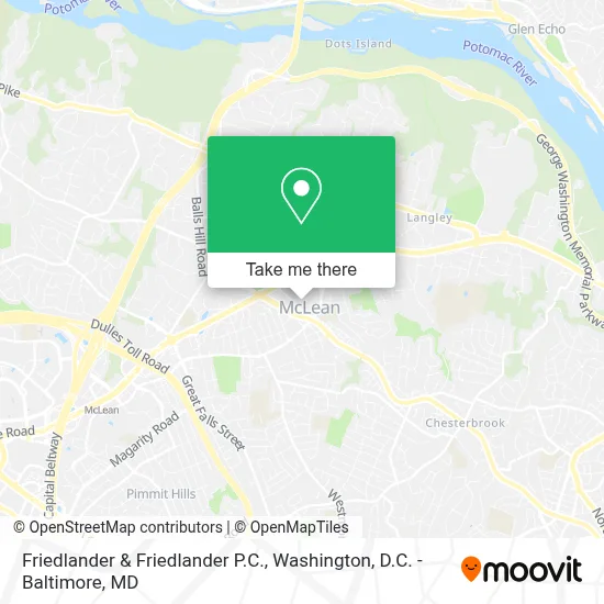 Friedlander & Friedlander P.C. map