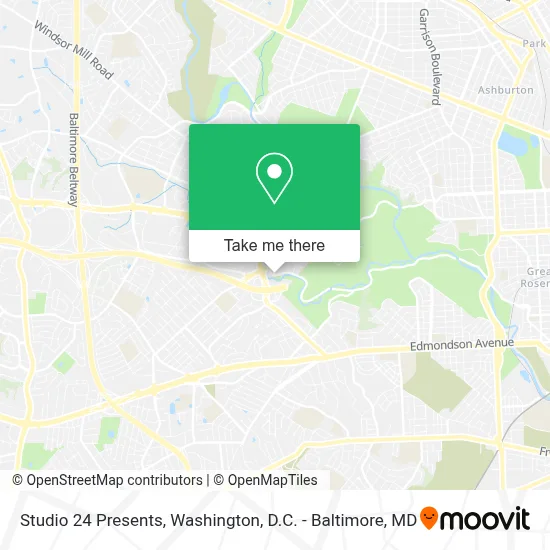 Studio 24 Presents map